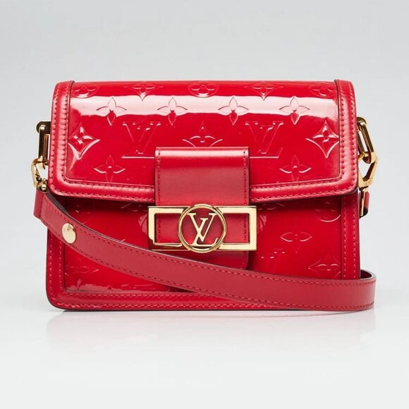 Louis Vuitton Cerise Monogram Vernis Dauphine Mini Bag - Picture 1 of 12
